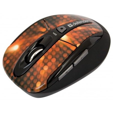 Мышь беспроводная DEFENDER To-GO MS-585 Nano, Disco красная (PC) 
