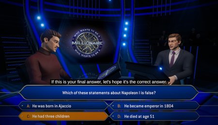 игра Кто хочет стать миллионером? Окончательный Ответ Издание (Who Wants to Be a Millionaire? Final Answer Edition) (Switch) для Nintendo Switch