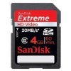 SDHC Карта памяти SanDisk 4GB Class 6 Extreme 20 Mb/s (PC)