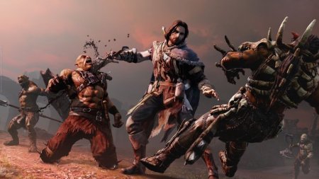 Игра Средиземье (Middle-earth): Тени Мордора (Shadow of Mordor) Русская Версия (PS4) USED Б/У Playstation 4