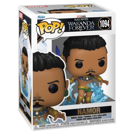 фигурки Фигурка Funko POP! Bobble: Нэмор (Namor) Марвел: Чёрная Пантера - Ваканда навеки (Marvel: Black Panther Wakanda Forever) ((1094) 63938) 9,5 см