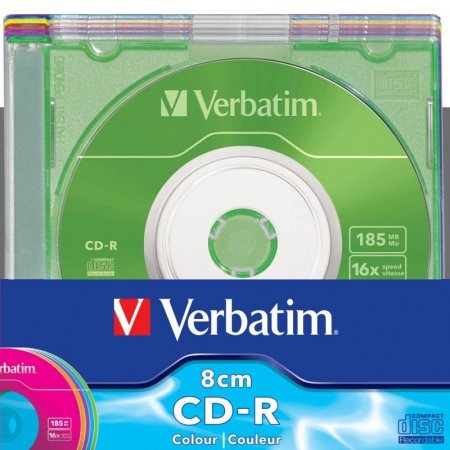  VERBATIM CD-R 700Mb Color Jewel (1 ) 