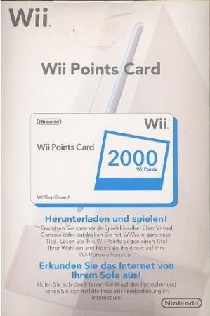   Wii/DSi Points Card 2000 (Wii)