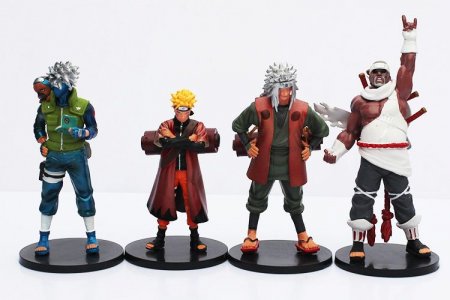  4  Kakashi, Jiraiya, Naruto, KillerB   Naruto