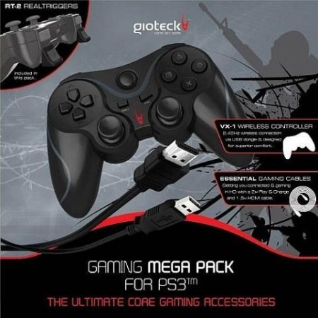 Gioteck Mega Pack ( VX-1 , HDMI 1,5,  ,  ) (MGPPS3-11-M0) (PS3) 