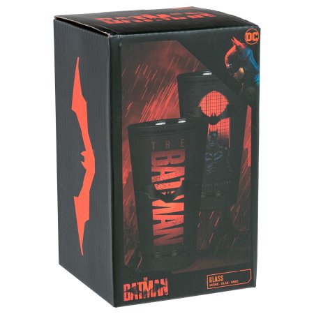  Бокал стеклянный Paladone: Бэтмен (Batman) (PP9770TBM) 400 мл