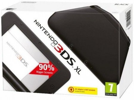  Nintendo 3DS XL HW Black (׸)   Nintendo 3DS