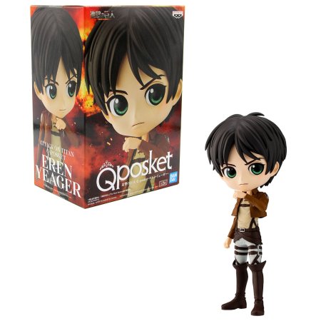 Фигурка Banpresto Q Posket: Эрен Йегер Вер. А (Eren Yeager (Ver.A)) Атака титанов (Attack On Titan) (0045557105167) 14 см