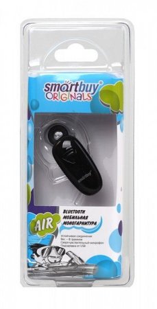 Гарнитура SmartBuy SBH-8700 Air, беспроводная, чёрная (PC) 