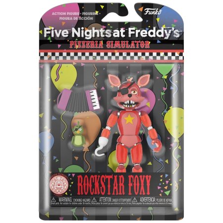  Funko Action Figures:    (Rockstar Foxy (GW))        (FNAF Balloon Circus) (45638) 13 