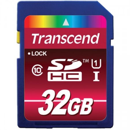 SDHC   32GB Transcend Class 10 UHS-I (PC) 