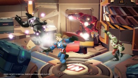 Disney. Infinity 3.0:  1+1   (Captain America),     (Marvel Battlegrounds)
