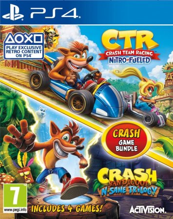  Crash Bandicoot N. Sane Trilogy + Crash Team Racing: Nitro-Fueled (PS4) Playstation 4