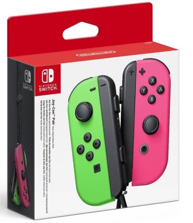 Набор из 2-х контроллеров Joy-Con Неоновый зеленый/Неоновый розовый Оригинал (Switch) HK