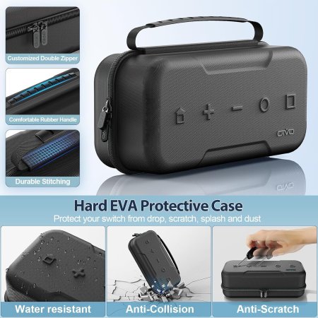 Сумка для аксессуаров и консоли OIVO Carry Case (IV-SW288) Черный (Black) (Switch OLED/Switch 2)