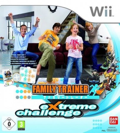   Family Trainer: Extreme Challenge + Game Mat  (Wii/WiiU)  Nintendo Wii 