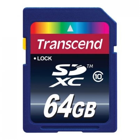 SDXC   64GB Transcend Class 10 (PC) 