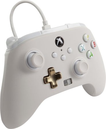 Геймпад проводной PowerA Enhanced Wired Controller for Xbox Series X/S (1518809-01) White (Белый) Оригинал (Xbox One/Series X/S/PC) 