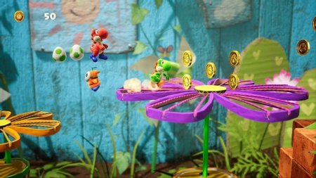 игра Yoshi's Crafted World Русская Версия (Switch) USED Б/У для Nintendo Switch
