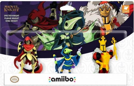 Amiibo:  :   (Specter Knight) +   (Plague Knight) + - (King Knight) (Shovel Knight )  Nintendo Switch