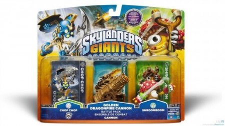 Skylanders Giants:   Battle Pack (Shroomboom, Cannon, Chop Chop)