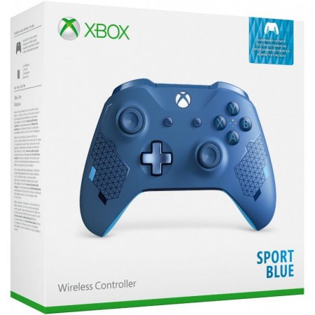   Microsoft Xbox One S/X Wireless Controller Sport Blue () (WL3-00146)  (Xbox One) 