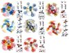  Конструктор Lele HAND SPINNER Набор из 16 спиннеров (No.39033)