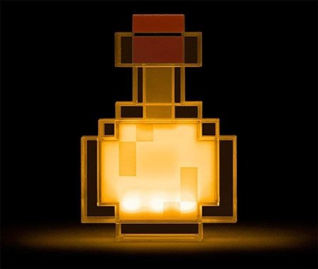  Светодиодная лампа ThinkGeek: Майнкрафт (Minecraft) Зелье (Potion Bottle) 17,5 см