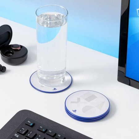  Подставки под напитки Paladone: Плейстейшн 5 (Playstation 5) (PP8341PS) 4 шт