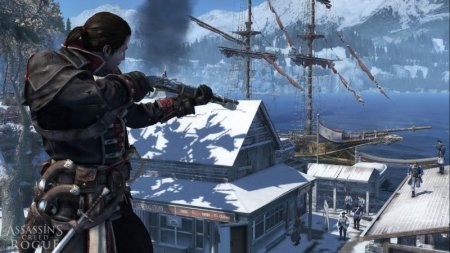   Assassin's Creed 4 (IV):   (Black Flag) + Assassin's Creed:  (Rogue)   (PS3) USED /  Sony Playstation 3
