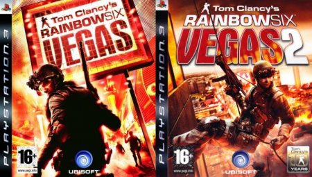   Tom Clancy's Rainbow Six: Vegas + Tom Clancy's Rainbow Six: Vegas 2 (PS3)  Sony Playstation 3