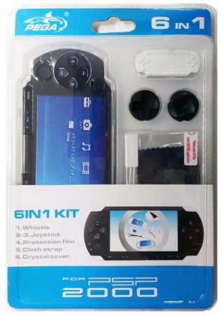   PSP-2000 6 in 1 Kit Pega (PSP) 