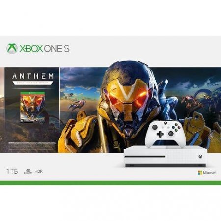   Microsoft Xbox One S 1Tb Eur  + Anthem Legion of Dawn Edition 