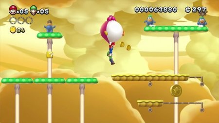Купить игру New Super Mario Bros U Русская Версия (Wii U) на Nintendo Wii U диск