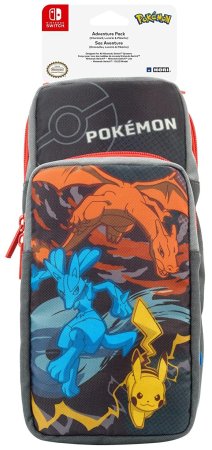 Сумка для аксессуаров и консоли HORI Adventure Pack (Lucario, Pikachu) (NSW-415U) (Switch/Switch Lite/OLED)