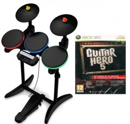 Guitar Hero: + Барабаны (Xbox 360)