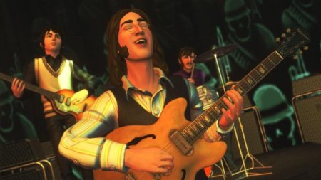   The Beatles: Rock Band +    Guitar Wood (PS3)  Sony Playstation 3