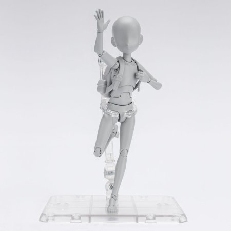 Фигурка Bandai Tamashii Nations S.H.Figuarts: Тело Кун с множеством точек артикуляции Вер. Серый (Body Kun Edition Dx Set (Gray Color Ver.)) Кен Сугимори (Ken Sugimori) (621023) 13 см 