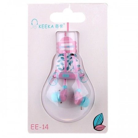 Наушники Keeka EE-14, розовые (PC) 