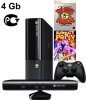 Игровая приставка Microsoft Xbox 360 Slim E 4Gb Rus Black + Kinect Сенсор движений + игры Kinect Party + Ms. Splosion Man