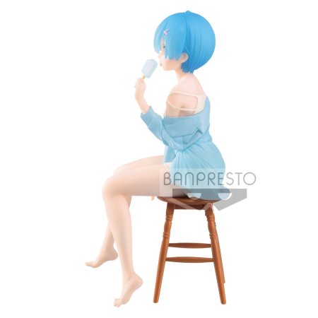 Фигурка Banpresto: Рем (Rem Summer Ver.) Жизнь с нуля в альтернативном мире - Время для отдыха ( Re:Zero Starting Life In Another World Relax Time) (BP17719P) 20 см 