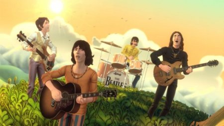   The Beatles: Rock Band +    Guitar Wood (PS3)  Sony Playstation 3