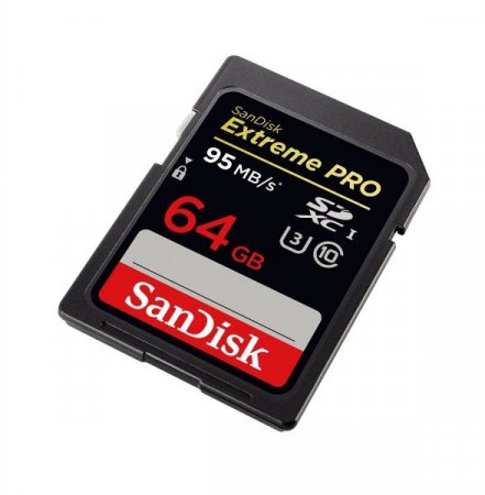 SD   64GB SanDisk Class 10 Extreme Pro UHS-I (U3) 95MB/s (PC) 