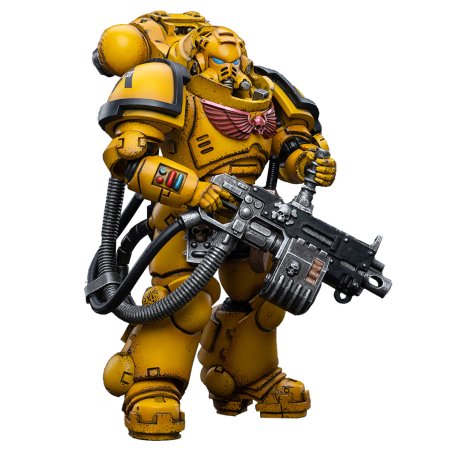Фигурка JoyToy: Тяжелые Заступники Полад Лайкалрад 01 1:18 (Heavy Intercessors Polad Lycalrad 01 1:18) Вархаммер 40K Имперские Кулаки (Warhammer 40K Imperial Fists) (JT3433) 13 см Персонажи игр