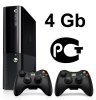 Игровая приставка Microsoft Xbox 360 Slim E 4Gb Rus Black + 2 Беспроводных контроллера