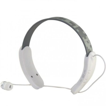 Беспроводная Bluetooth горловая гарнитура (ларингофон) (White) (Белая) (PS3)
