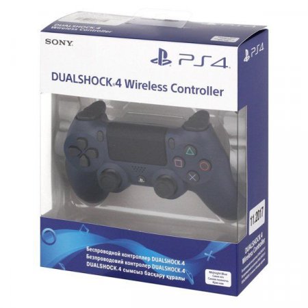    Sony DualShock 4 Wireless Controller (v2) Midnight Blue (-)  (PS4) USED / 