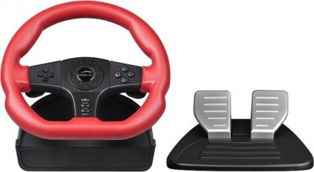 Руль Speedlink Carbon GT Racing Wheel + переходник PS2 to Xbox 360 (Xbox 360)
