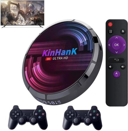 Игровая приставка Super Console X Max + 50000 встроенных игр + 2 геймпада + пульт + карта памяти 64 Gb