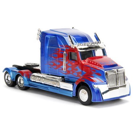 Модель машинки Jada Toys Hollywood Rides: Западный Звездный Грузовик Оптимус Прайм (Western Star Truck-Optimus Prime) Трансформеры (Transformers) (98398) 1:32 